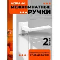 Ручки дверные Нора-М 133K Slim для межкомнатных дверей - Белый