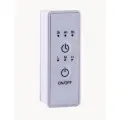 Панель управления белая квадратная для полотенцесушителя с сухим тэном