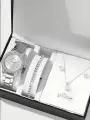 Комплект бижутерии TIME LIDER, серебристый