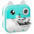 Детский фотоаппарат моментальной печати Leef LF-CAM-01-blue, голубой