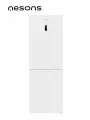 Холодильник Nesons NS-BF185W60NFN32DHB, 2 камеры, белый, 315л