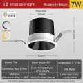 Yeelight T2 T3 Умный потолочный светильник 220В 5Вт/7Вт/12Вт T2 Downlight 7W