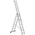 Лестница трехсекционная алюминиевая 8 ступеней TOPFORT