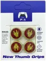 Накладки на стики для геймпада DualSense (Iron Man) (4 шт) (PS5)