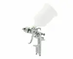 Краскопульт JETA PRO 827 HVLP - 2,5мм, профессиональный краскопульт, верхний пластиковый бачок 0,6л