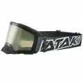 Очки для мотокросса ATAKI PRIME двойная магнитная прозрачная линза, черный