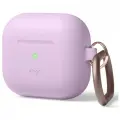 Чехол Elago для AirPods 3 | силикон с карабином лаванда (EAP3HG-HANG-LV)