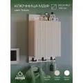 Ключница МДФ настенная в прихожую с полкой на щиток, деревянная для дома, Тефия