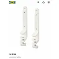 Крепление для панели IKEA SKÅDIS, для стола, сталь, белый, 2 шт