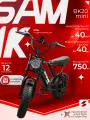 Электровелосипед SAMIK BK20 Mini, складной, 16 дюймов, до 40км/ч