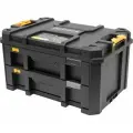 Ящик для инструментов большой с 2 отсеками пластиковый ударопрочный с возможностью объединения в систему MODULAR SYSTEM Inforce 06-20-20
