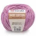 Пряжа для вязания YarnArt Baby Cotton 50гр 165 м хлопок акрил детская 10 мотков 415 сиреневый