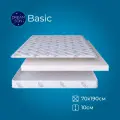 Матрас 70х190 беспружинный, средней жесткости, односпальный, в кроватку, DreamSon Basic