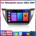 Штатная магнитола Mitsubishi Lancer 9 2000-2010, Магнитола Android 2+64G 2din, Головное устройство Мицубиси Лансер 9