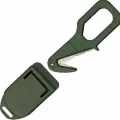 Стропорез Fox Knives FKMD 640 Rescue Emergency Tool 5.1 см, японская низкоуглеродистая нержавеющая сталь 420J2, F640 OD