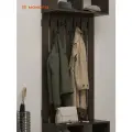 Вешалка настенная для одежды в прихожую MONOFIX одос, ЛДСП венге