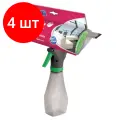 Комплект 4 шт, Окномойка 3в1 насадка из микрофибры, сгон, рукоятка-флакон с распылителем, 26х25.5х10см, YORK, 84040
