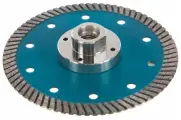 Диск алмазный отрезной 125*м14 Турбо с фланцем hot press FHQ452