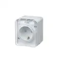 Розетка 1-м ОП AtlasDesign Profi54 16А IP54 250В с заземл. защ. шторки бел. | код ATN540145 | Schneider Electric (3шт. в упак.)