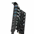 8-портовый 20G USB3.2 Type-C PCIE настольный адаптер PCI-E с поддержкой Windows2000 Mac-Pro Dual 10G ULANSON