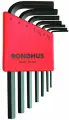 Набор из 7 черных ключей BONDHUS S 1.5-6mm 12292