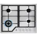 Газовая варочная панель Electrolux EGS6436SX 59 см, 4 конфорки электроподжиг газконтроль, серебристый