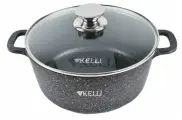Кастрюля Kelli KL-4092-16 с гранитным покрытием 1,6л.
