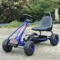 Детский четырёхколёсный картинг с педалями: сидячая модель для мальчиков и девочек безопасная и развивающая игрушка для активных малышей