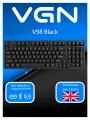 Клавиатура Дарк Проджект x VGN V98 Механическая игровая Wireless Black черный Bluetooth/Радиоканал/USB