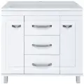 Тумба с раковиной Misty Терра 90 с 3 ящиками, белая, напольная