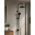 Душевая система с верхним тропическим душем ESKO ST1300B, черная