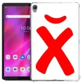 Чехол задняя-панель-накладка-бампер MyPads абстракция буква х для Lenovo Tab K10 TB-X6C6F 10.3 противоударный