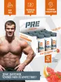 Предтренировочный комплекс Hardlabz PRE шоты, 12 шт. по 60мл, Грейпфрут-Клубника