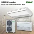 Сплит-система JAX ACIT-36HE02, напольно-потолочная, 36BTU, 10550Вт, площадь 108м², белая