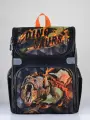Рюкзак ученический T 2094.20 черный+дино унисекс нейлон на молнии