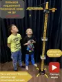 Подъемный башенный кран/на радиоуправлении/высота 183 см/строительная техника