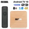 Mecool KM6 Смарт-ТВ-бокс 4K Ultra HD Android TV 10 HDR 4 ГБ 64 ГБ Google аутентификация 1000 м lan ATV медиаплеер