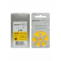 Батарейки для слухового аппарата power one p10, PR70 (ZA10, V10, DA230) ZincAir (воздушно-цинковый) тип 10, 60 батареек