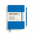 Блокнот Leuchtturm1917 Classic A5 (14.5x21см.) 80г/м2 - 251 стр. в клетку твердая обложка Небесный