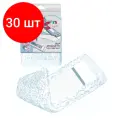 Комплект 30 шт, Насадка МОП плоская 42х8см/47х17см из микрофибры, плотный ворс, для швабры Magnetic, YORK, 81700