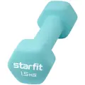 Гантель неопреновая Starfit Db-201 1,5 кг, мятный