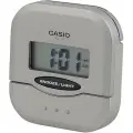 Будильник настольный Casio PQ-30-8D, пластик, квадратный, с подсветкой и будильником