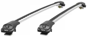 Багажник на крышу Turtle Air1 на стандартные рейлинги TOYOTA RAV4 2012-2019 CA40 Серебристый