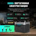 Портативная электростанция 240000 mAh 800W NIKASS с розеткой