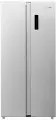 Холодильник Side-by-Side Ascoli ACDS450WIB серебристый, 173.5x78 см, 450 л
