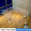 Вольер для домашних животных, металл/пластик, 14 шт, 147x111x47 см