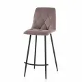 СтолБери Барный стул Дом Столов Ричи 1шт, велюр искусственный, максимальная нагрузка 100кг