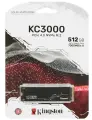 Накопитель SSD Kingston 512Gb KC3000 M.2 2280 PCI-E Gen4.0 x4, NVMe, M.2, R/W 7000/3900MB/s, 400TBW (SKC3000S/512G)