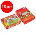 Комплект 15 шт, Гуашь гамма Мультики, 12 цветов по 20 мл, без кисти, картонная упаковка, 221032