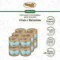 Organic Сhoice 12 шт по 240 г консервы для кошек утка с бататом